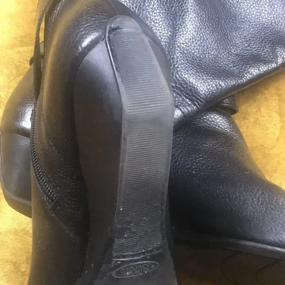 CIRCA JOAN AND DAVID LEATHER UPPER WOMEN SHOES BOOTS SIZE 9.5